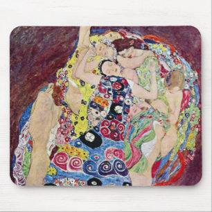 Mousepad Donzela (Virgin), Gustavo Klimt, arte Nouveau do