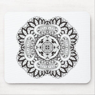 Mousepad Doodle bonito do quadrado de Deco