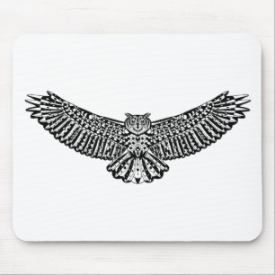 Mousepad Doodle da coruja