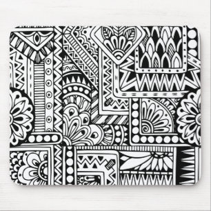 Mousepad Doodle étnico