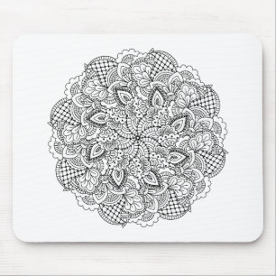 Mousepad Doodle redondo