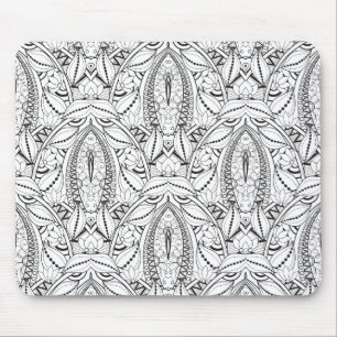 Mousepad Doodle tribal abstrato
