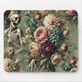 Mousepad Dor Cardíaca Posómica - Design Floral Gótica