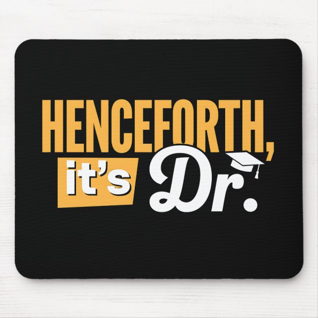 Mousepad Doravante É Dr Pós-Graduação Doutorado (Frente)