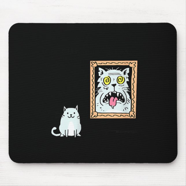 Mousepad Dorian Gray's Cat Teeshirt From Skunkbear  (Frente)