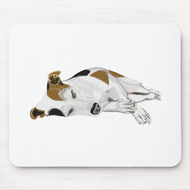 Mousepad Dormindo Jack Russell (Frente)