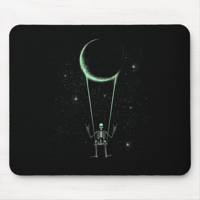 Mousepad Dormir Privado Rely Alive Funny Skeleton Halloween (Frente)
