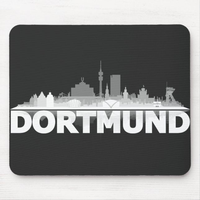 Mousepad Dortmund City Skyline (Frente)