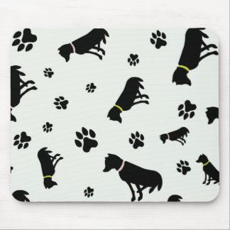mousepad dos cães e das pegadas