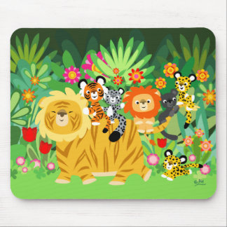 Mousepad dos desenhos animados Liger e dos amigos
