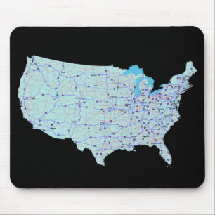 Mousepad dos Estados Unidos