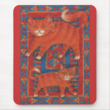 Mousepad dos gatos da esteira