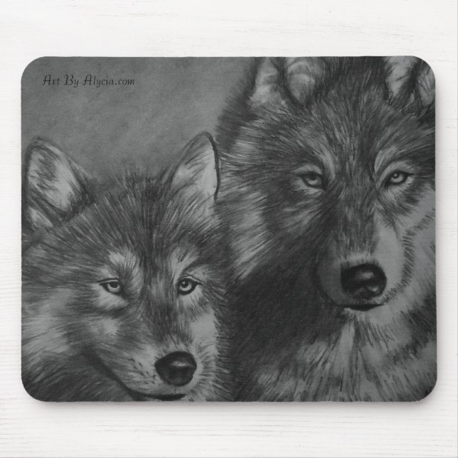 Mousepad dos lobos (Frente)