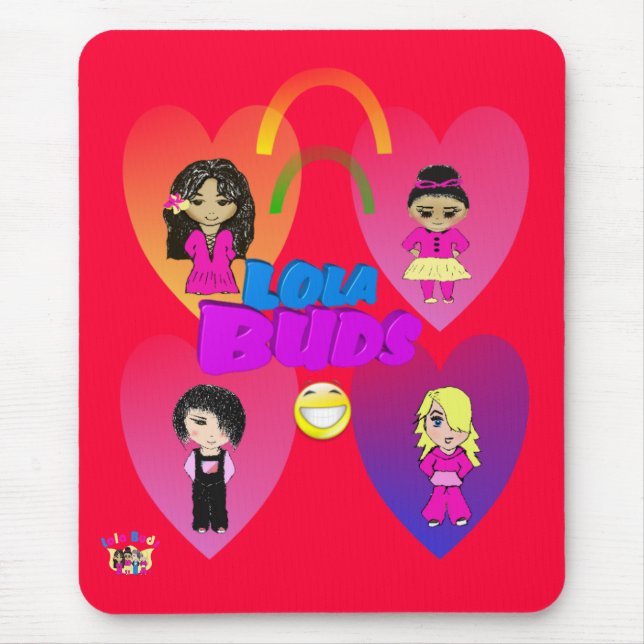 mousepad dos lolabudshearts (Frente)