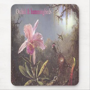 mousepad dos Orquídea-n-colibris