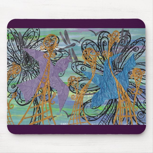 Mousepad dos pássaros da manhã (Frente)