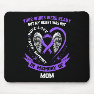 Mousepad Dosagem Roxa No Dia Da Consciência Em Memória M