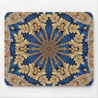 Mousepad Dourado Azul