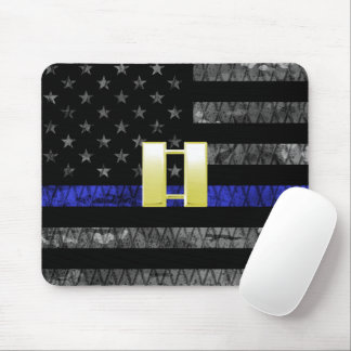 Mousepad (Dourado) Capitão Lâmina Azul Linha Distante