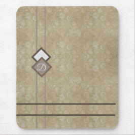 Mousepad Dourado damasco