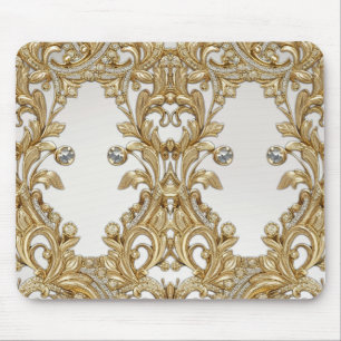 Mousepad Dourado Decorativo