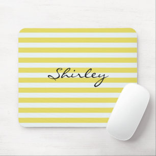 Mousepad Dourado e branco pálido por Shirley Taylor