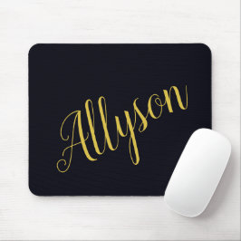 Mousepad Dourado glamour personalizado