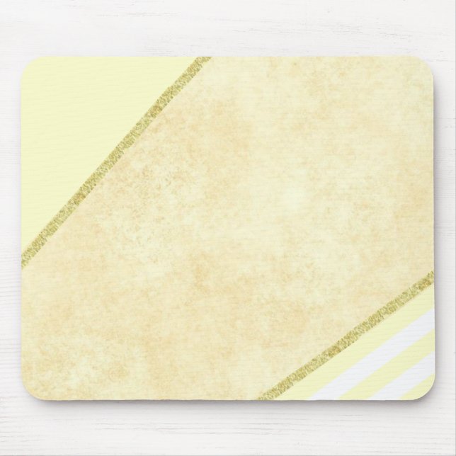 Mousepad Dourado Mouse Stripe Beige! (Frente)