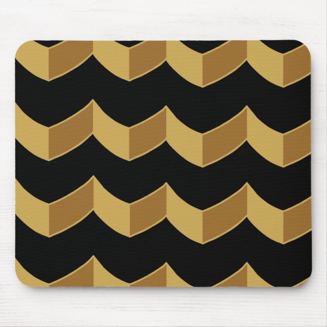 Mousepad Dourado negro (Frente)