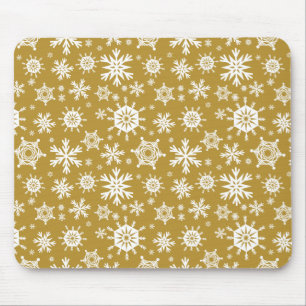 Mousepad Dourado Nevado