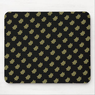 Mousepad DOURADO SINAL BAHT ฿ Moeda Tailandesa ฿