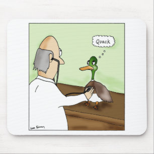 Mousepad Doutor Desenhos animados do pato do grasnado