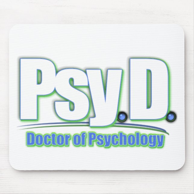 Mousepad DOUTOR PSICOLOGIA de PsyD LOGO2 (Frente)