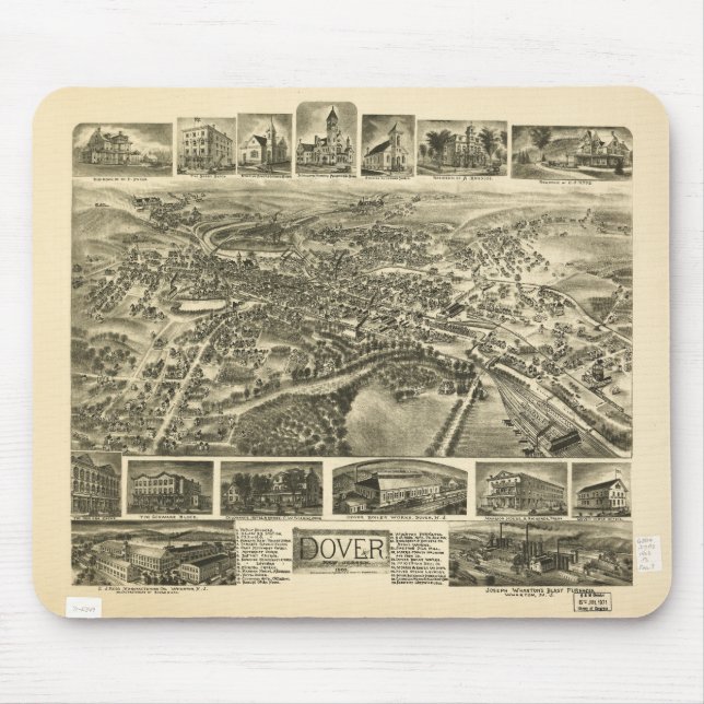 Mousepad Dôvar New-jersey (1903) (Frente)