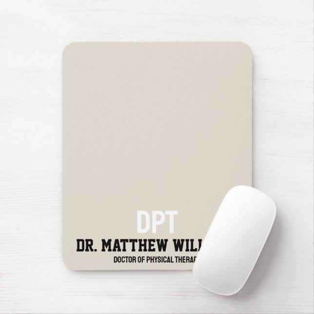 Mousepad DPT Personalizado Doutorado em Presente de Terapia (Com mouse)