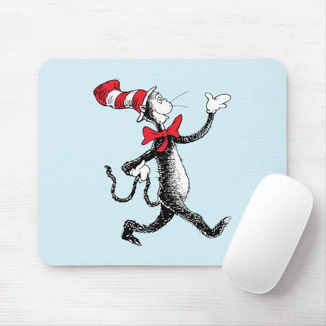 Mousepad Dr. Seuss | Gato na Marcha do Chapéu (Com mouse)