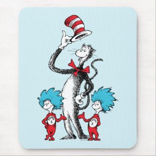 Mousepad Dr. Seuss   Gato no Chapéu, Coisa Um e Coisa Dois