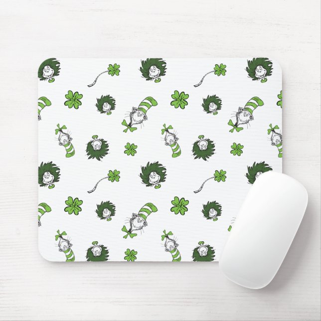 Mousepad Dr. Seuss | Gato no Chapéu de Trevo (Com mouse)