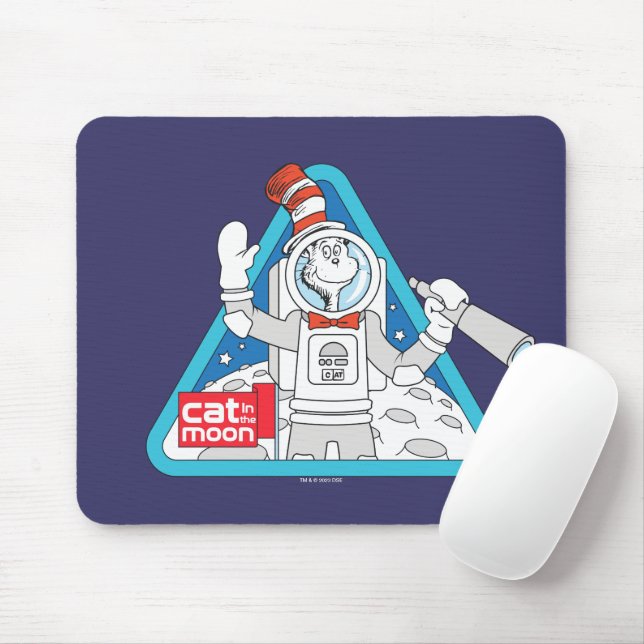 Mousepad Dr. Seuss | Gato no Gráfico do Espaço Exterior da  (Com mouse)