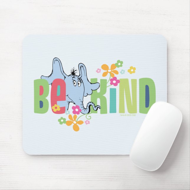 Mousepad Dr. Seuss Horton Hears A Who | Seja Gentil (Com mouse)
