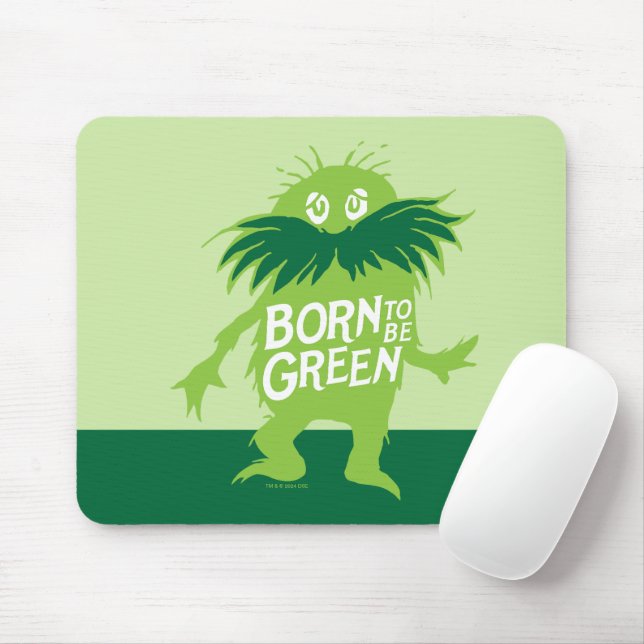 Mousepad Dr. Seuss | Lorax - Nascido Para Ser Verde (Com mouse)