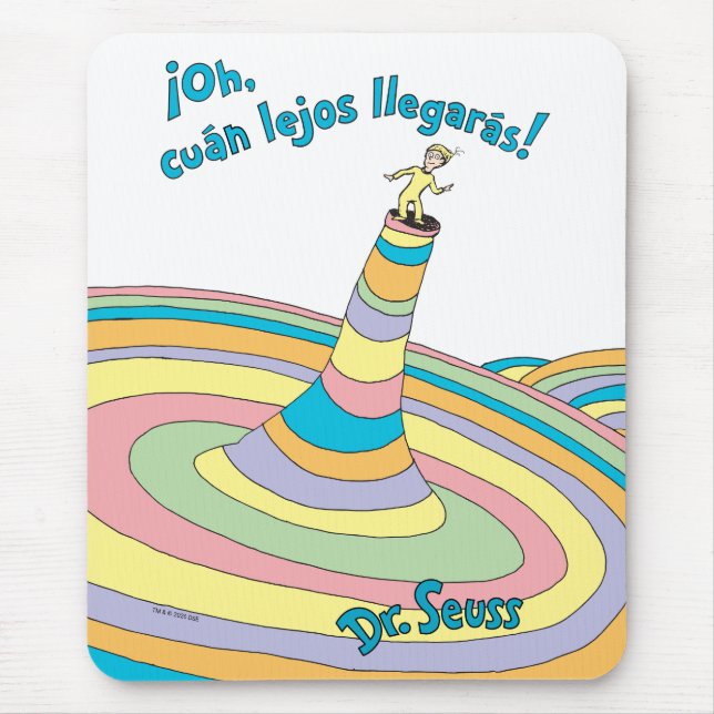 Mousepad Dr. Seuss | Oh, quão longe você irá! (Frente)