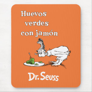 Mousepad Dr. Seuss Ovos Verdes e Presunto em Espanhol