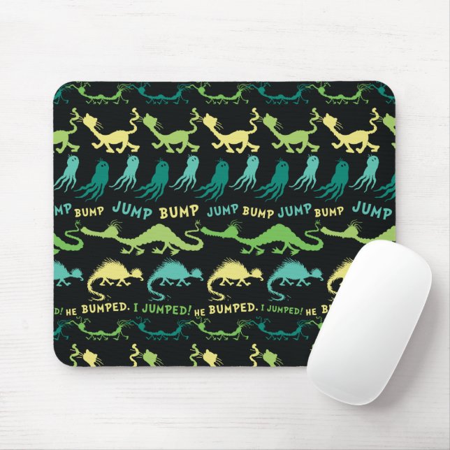 Mousepad Dr. Seuss | Padrão de Halloween "Bump Jump" (Com mouse)