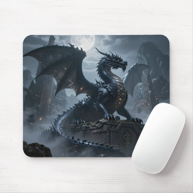 Mousepad Drachenwelt – Das Reich aus Feuer und Magie (Com mouse)