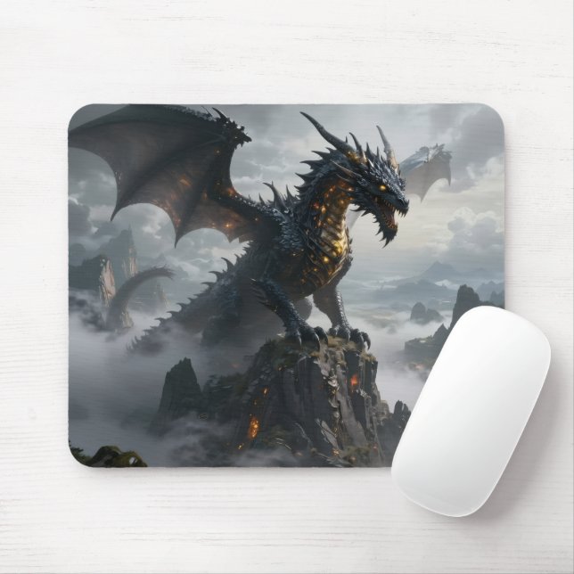 Mousepad Drachenwelt – Das Reich aus Feuer und Magie´1 (Com mouse)