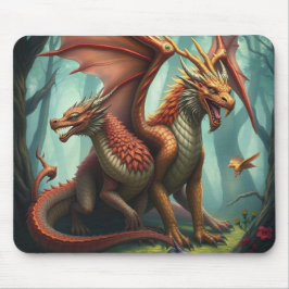 Mousepad 🔥 Drachenwelt – Das Reich der Lüfte und Flammen