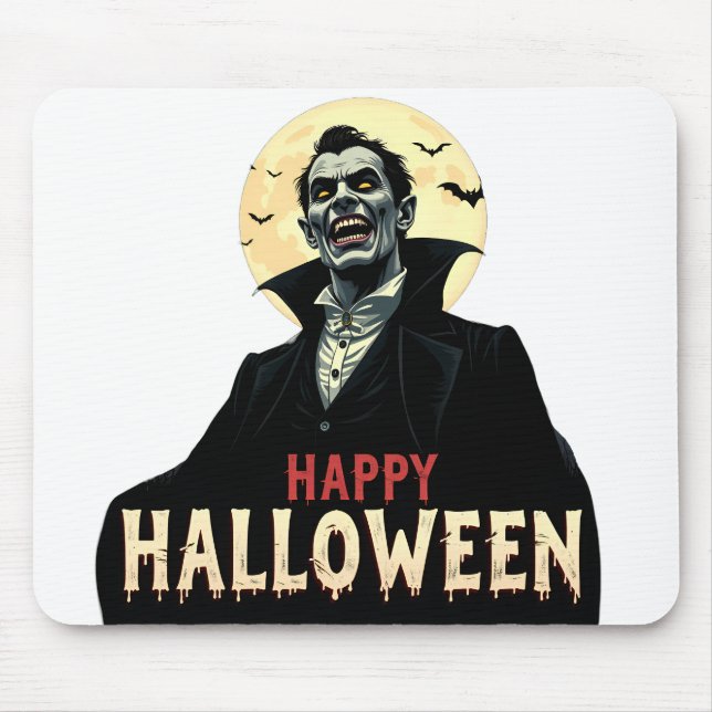 Mousepad Dracula Deseja Uma Noite Estranho (Frente)