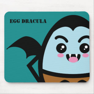 Mousepad Drácula do Ovo Assustador - Dia das Bruxas