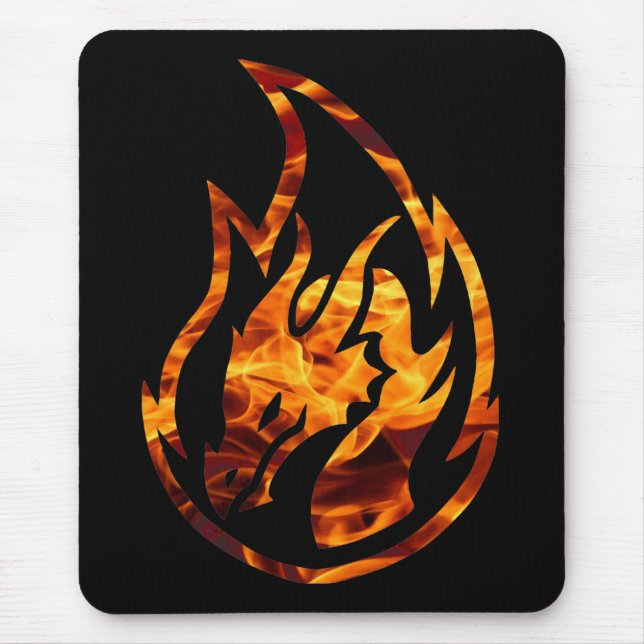Mousepad Dragão 1 da chama (Frente)